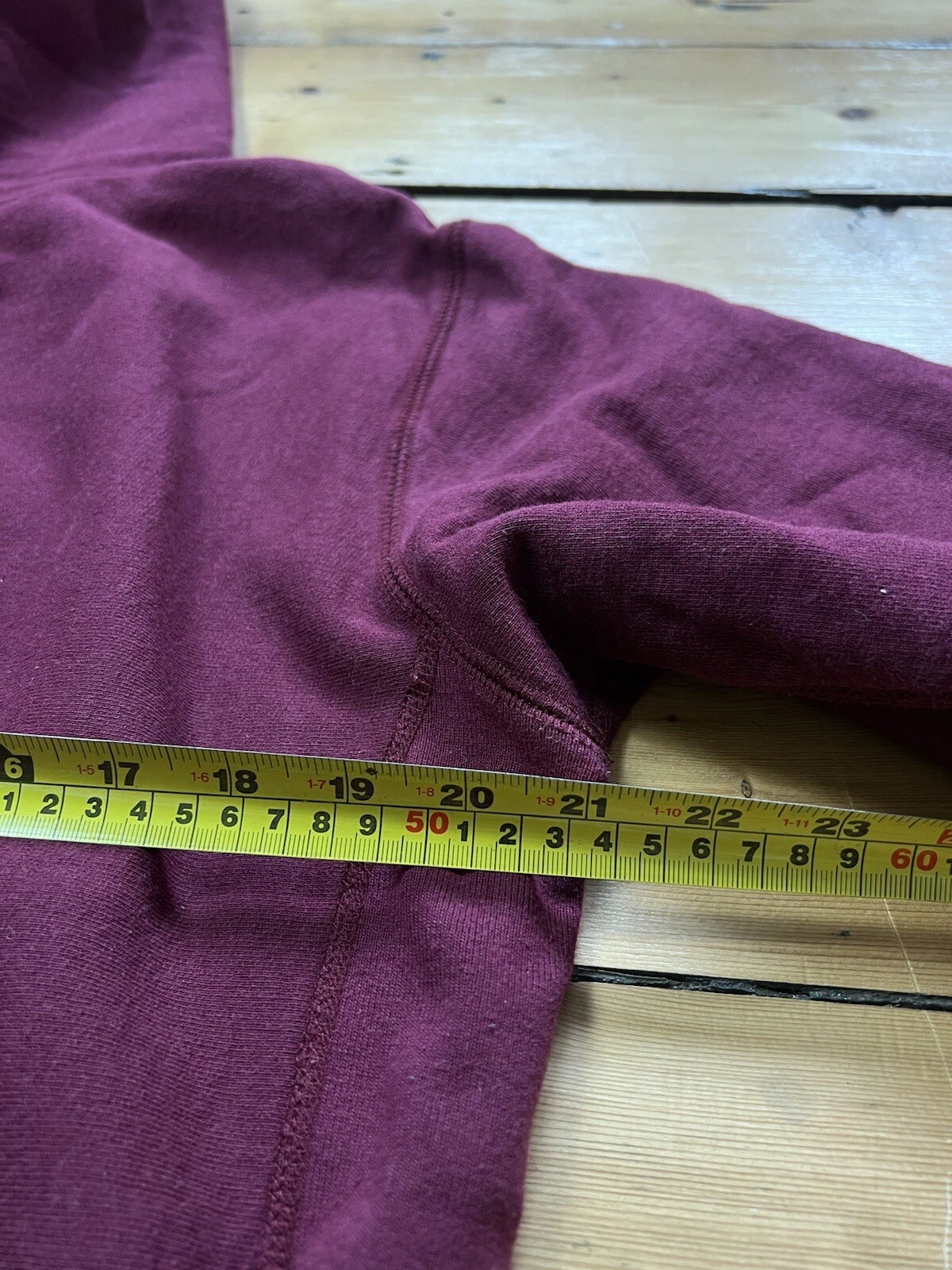 Supreme Felpa con Cappuccio Spazzola Logo FW 2017 UK Taglia Media M Borgogna Viola Rosso