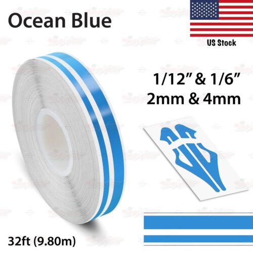 1/12" & 1/6" PIN STRIPES Car Motorcycle Truck Twin Lines TAPE Vinyl Stickers - Bild 24 von 51