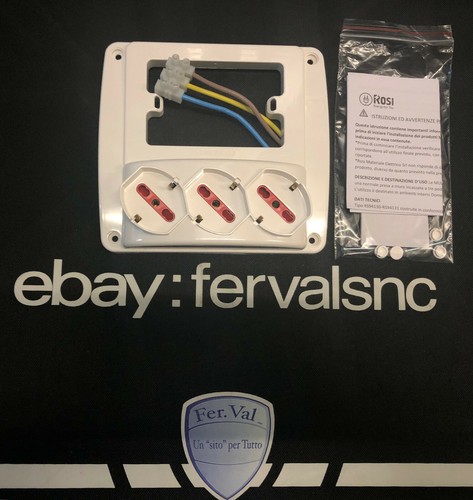 Multipresa Da Parete Smart ROSI 3 Prese - Bianco, Design Compatto Per Casa E Ufficio - Foto 7