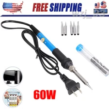 Electric Auto Soldering Iron Gun Kit Hand-Held Tweezers Wire Welding Tool 60W