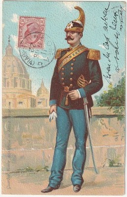 ROME - PONTIFICAL NOBLE GUARD IN LOW ESTATE -5295-