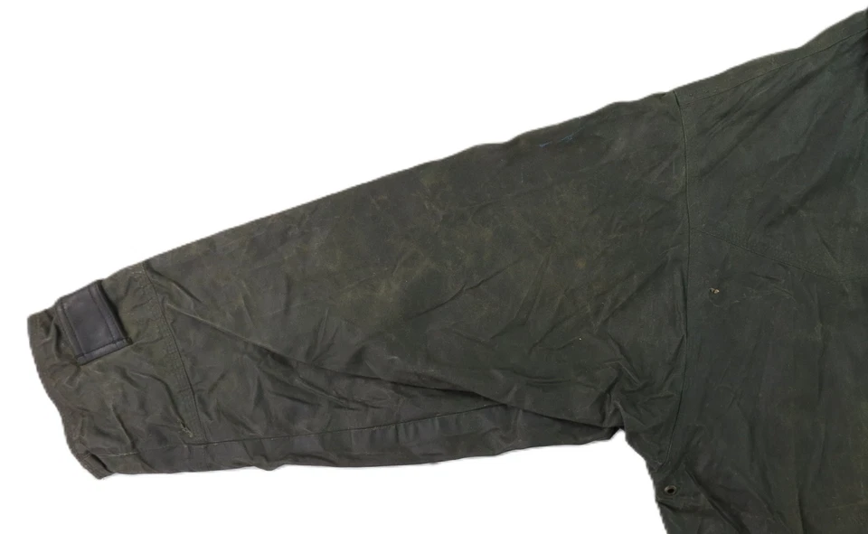 Outback Trading Company US Mens L 44 Oilskin Waxed Cotton Midwest Jacket Coat - Image 3 of 4