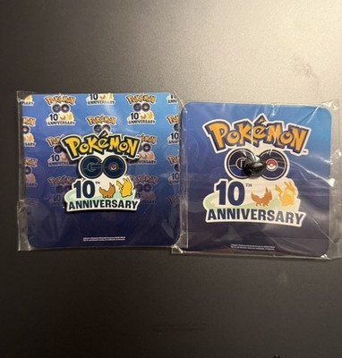Pokémon GO 10th Anniversary ピンズ　ピンバッジ 1個 1 Pokemon Go 10th Anniversary Label Pin Pikachu Eevee 2026 Brand