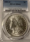 1885-O Morgan MS64