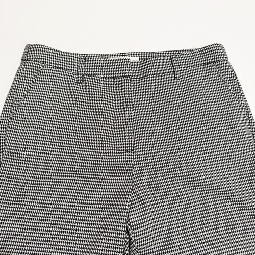MNG Houndstooth Ankle Trouser Pants Size 8 - Picture 4 of 12