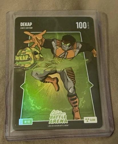 2026 BoBA-Bo Jackson Battle Arena-Ken Griffey Jr: Glow Foil-DK Metcalf-Dekap