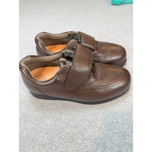 Drew Navigator II Brown Leather Orthopedic Walking Shoes Mens 10 W 44807-84
