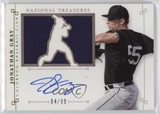 2014 National Treasures Signature Die-Cut Player 4/99 Jon Gray Jonathan Auto ez6