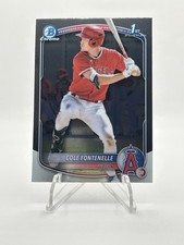 2025 Bowman Chrome Prospects Cole Fontenelle BCP-32 1st Bowman Angels RC