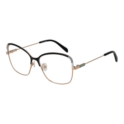 Pucci Damenbrille EP5202 005 Schwarz Vollrand Metall Schmetterlingsfassung 55 Mm