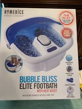 HOMEDICS BUBBLE BLISS ELITE FOOTBATH WITH HEAT BOOST