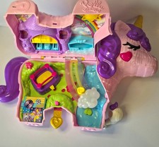 Polly Pocket Unicorn Compact Playset with White Unicorn no accessories