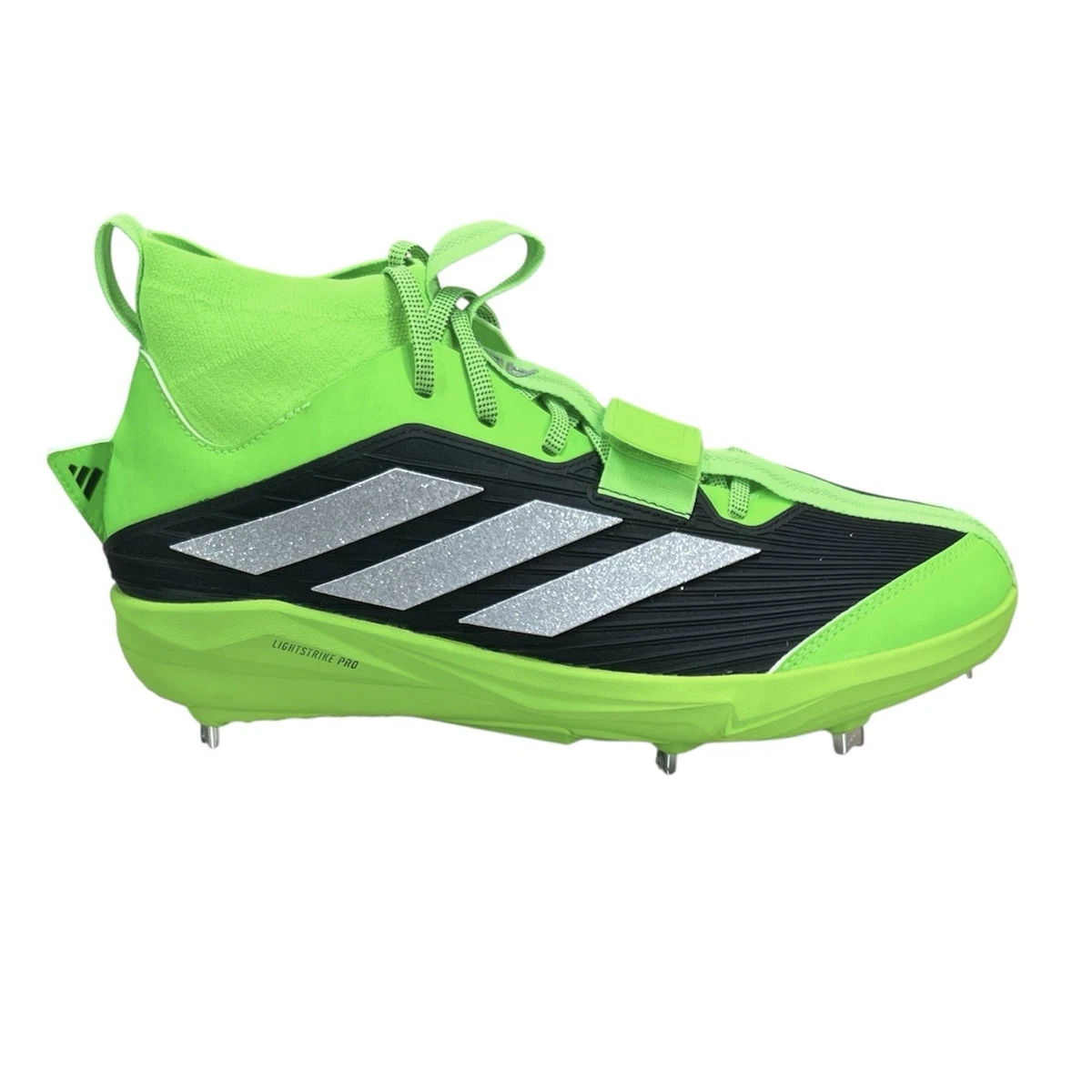 Size 13 Adidas Adizero Edge + METAL Solar Green/Black Men Baseball Cleats JS4119 adidas Adizero Edge + METAL Solar Green/Black | Mercari main image 3
