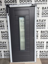 NEW EXTERNAL ANTHRACITE SOLID CORE COMPOSITE DOOR 1000x2085mm *2170