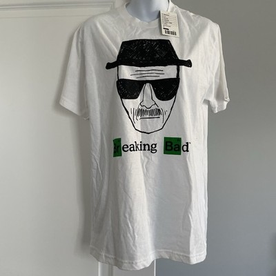 White Breaking Bad Graphic Short Sleeve Tee, Men s M