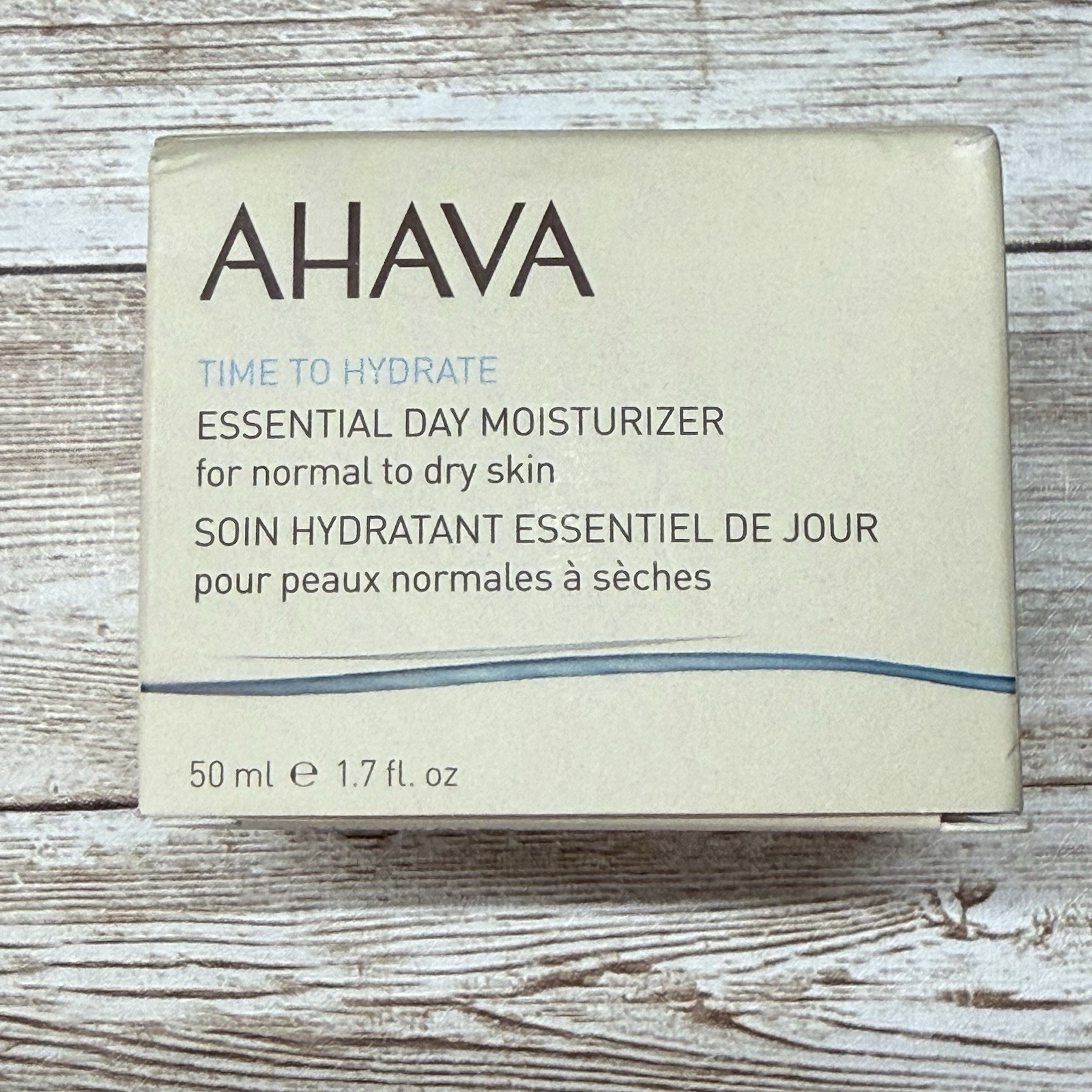 AHAVA Essential Day Moisturizer 1.7oz/50mL FULL SZ EXP 3/2028 SEALED BOX $58