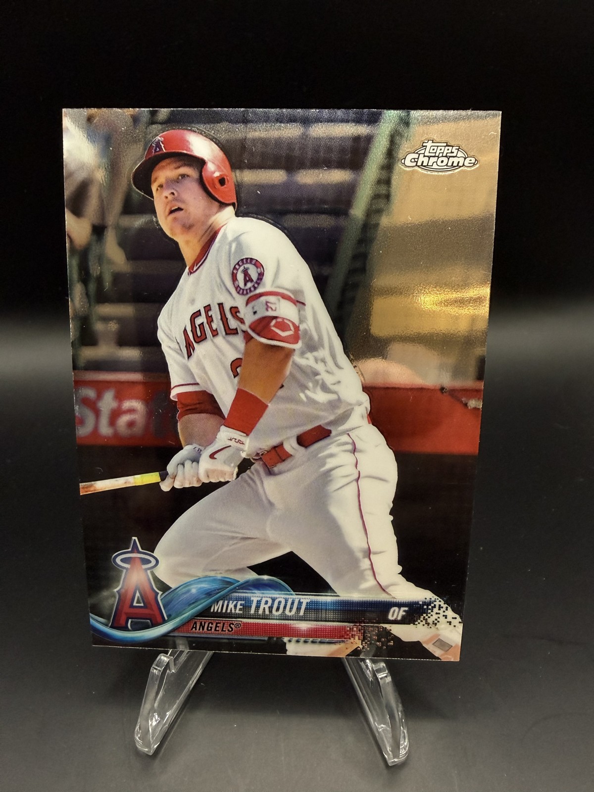 2018 Topps Chrome - Mike Trout #100