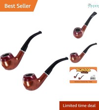 Gentleman's Plastic Costume Pipes 2 Pack for Sherlock Holmes Detective Dress Up