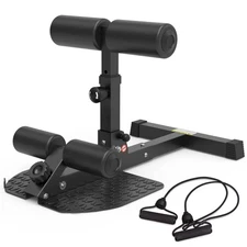 leikefitness Deep Sissy Squat Bench Core Workout Multifunctional Leg Exercise...