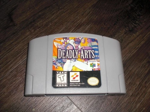AUTHENTIC Deadly Arts Game 4 Nintendo 64 N64 Console System Original GENUINE