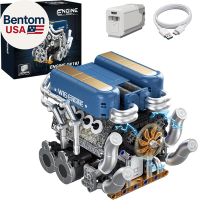 #ad W16 Engine Building Kit Twin V8 Design 751 PCS to Build Your Own W16 Engine M $60.00
