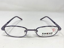Marco de gafas de borde completo de metal púrpura YOUME OPTICS 8544S PUR 42-17-125 O976