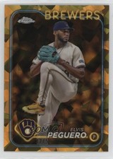 2024 Topps Chrome Update Sapphire Edition Gold 42/50 Elvis Peguero #USCS17 17f8