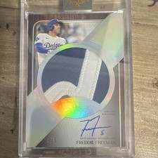 Topps Five Star Freddie Freeman Dodgers Autographed Jumbo Prime JPA-FF 5/5
