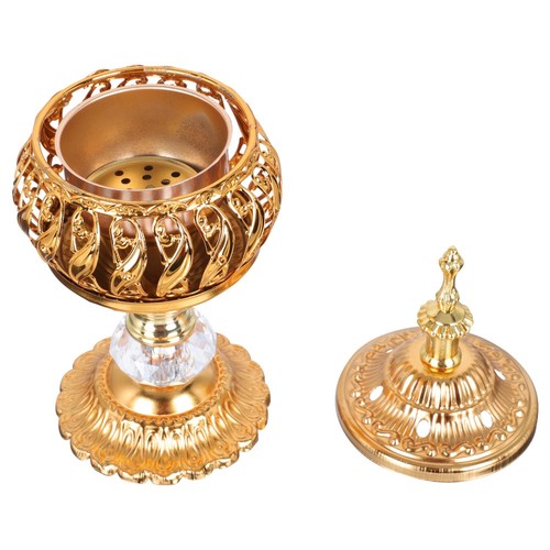 Aromatherapy Burner Incense Sticks Holder Censer Bakhoor Frankincense Resin - Picture 9 of 12
