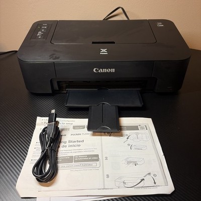 Canon PIXMA TS202 Portable Color Inkjet Photo Printer USB 4800x1200 DPI