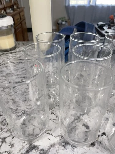 PRINCESS HOUSE HERITAGE ~BEVERAGE Drinking GLASSES Set Of 8 Mint No Issues