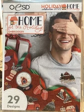 OESD Holiday Home 2022 Machine Embroidery CD with 29 Designs for Christmas NEW