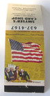 Vintage Matchbook Cover Smyser's Card Shop Greeting Cards Patriotic Hanover, PA — photo 2