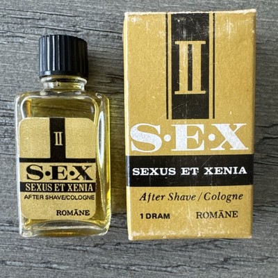 Romane I SEX Xenia Vintage Vintage sample bottle 1 Dram RARE ALMOST FULL
