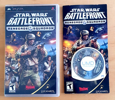 SONY PSP STAR WARS BATTLEFRONT RENEGADE SQUADRON WITH MANUAL US IMPORT