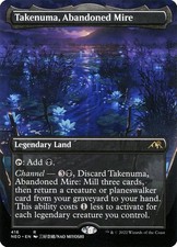 MTG - Takenuma, Abandoned Mire (Borderless) - Kamigawa: Neon Dynasty - Regular