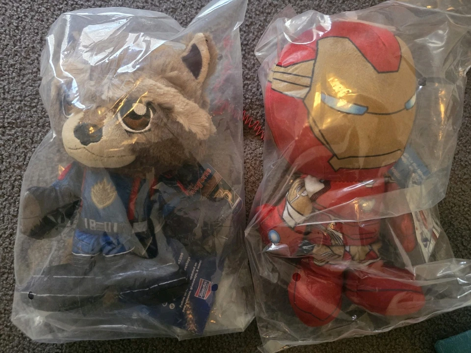 Marvel Iron Man Plush Avengers Endgame 8" Sitting Kuricha Bleacher Creatures NWT - Image 2 of 2