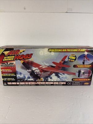 #ad 2000 Air Hogs #45001 Liberator Airplane Air Pressure Engine Spin Master Toys NIB $89.99