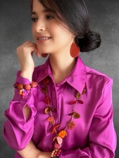 TAGUA NECKLACE statement natural nut jewelry Unique Gift Tagua Bella laqueta 42