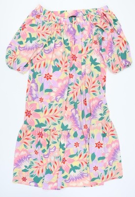 ASOS DESIGN Damen Kleid Mehrfarbig Übergröße