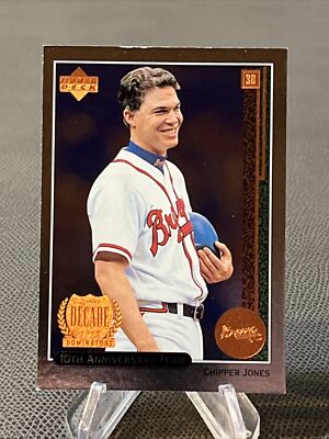 1998 Upper Deck Decade Dominators /4000 Chipper Jones #X4 Atlanta Braves