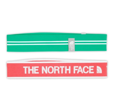The North Face SPORTY SHORTY HEADBANDS 2 PACK GREEN $22 NEW