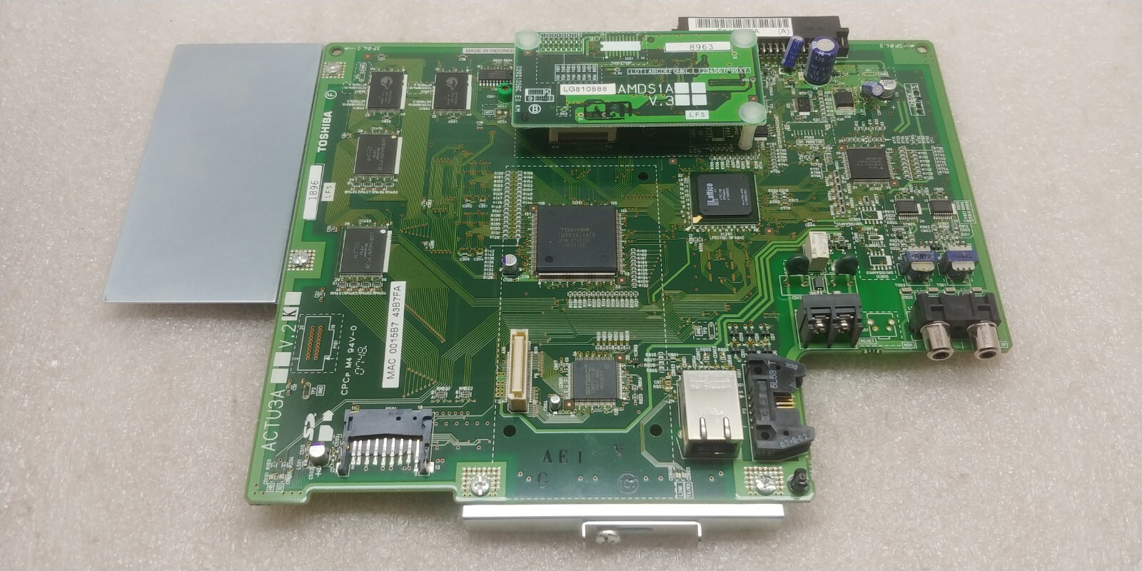 Toshiba ACTU3A V.3 Control Processor Board w/AMDS1A v3A TIM Modem 1GB SD Card FS