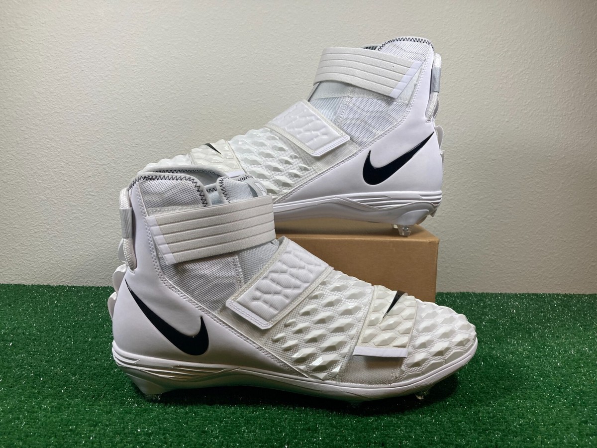 NEW Nike Shoes Mens 16 white black force football cleats sports athletic Nike Vapor Edge Speed 360 Low Football Cleats White Black  main image 2