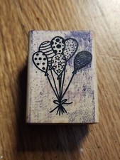 Balloon Bouquet Rubber Stamp A Muse Artstamps Paper Crafts Birthday Party