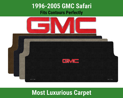 Lloyd Luxe Cargo Carpet Mat for 1996-2005 GMC Safari w/Red GMC 1 Logo