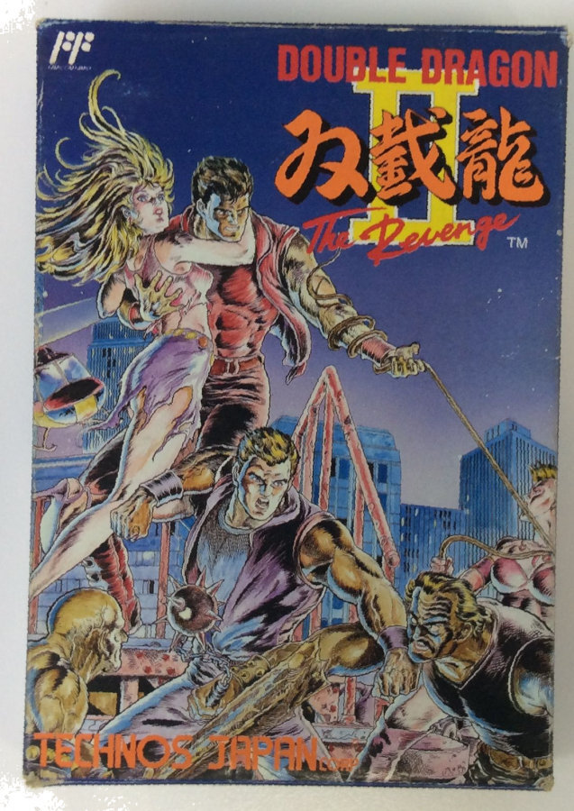 Nintendo Famicom FC Double Dragon II: The Revenge Japan w/ Box