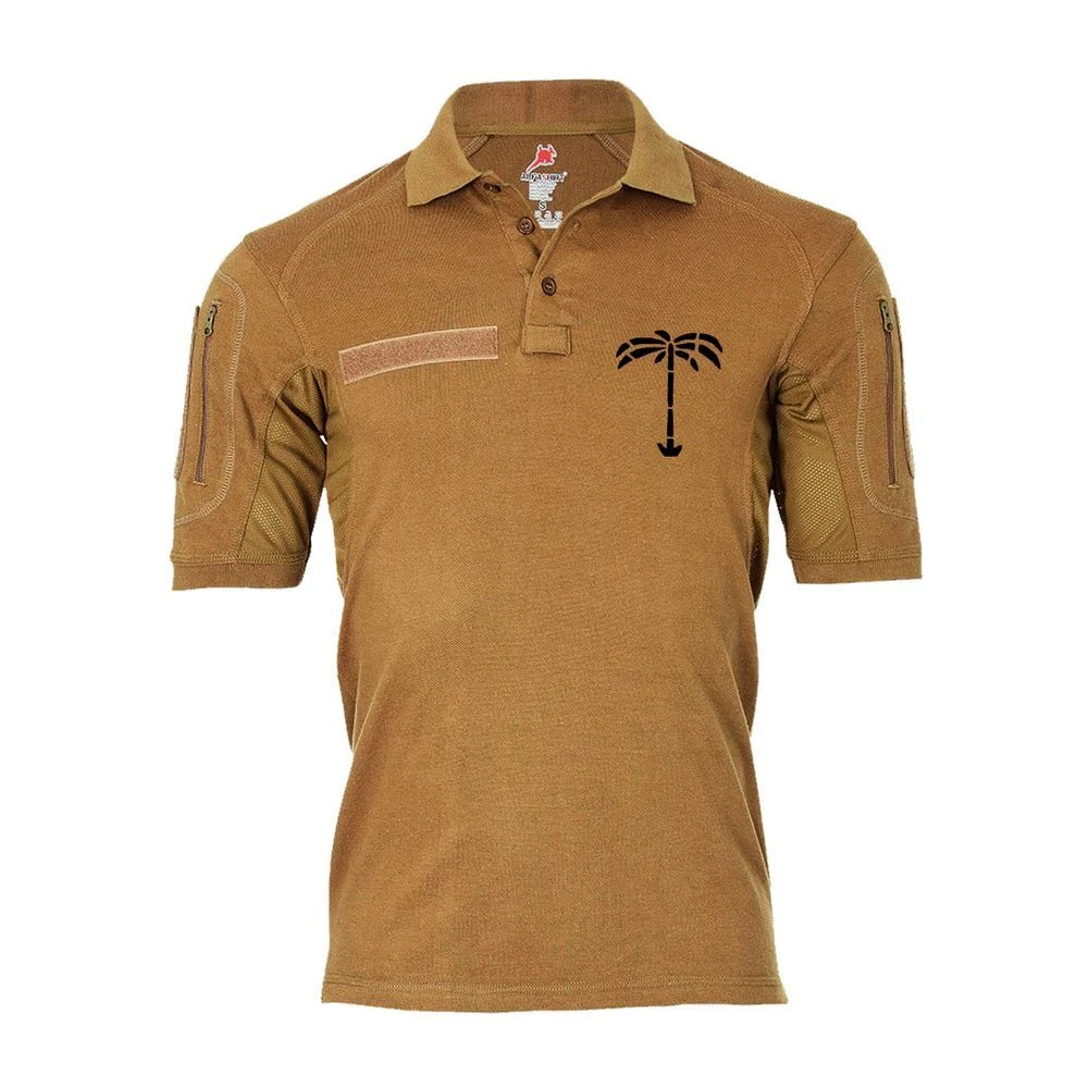 Tactical Polo Shirt Alfa Afrika Korps Palm Tree DAK Afrika Palm Afrikacorps #18958