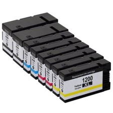 8-Pk/Pack PGI-1200XL 1200XL Ink For Canon MAXIFY MB2020 MB2120 MB2320 MB2720
