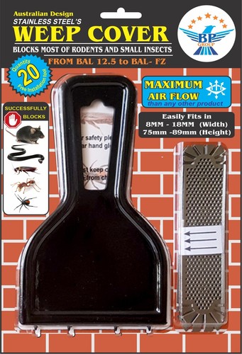 Weep Hole Cover * Best Quality " with Free Installer Tool **BUY 2 GET 10% OFF** - Picture 3 of 12